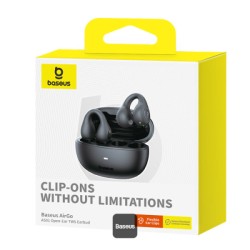 Baseus Headphones Open Ear - AirGo 1 Ring - Black — Buy in Cyprus with Fast Delivery