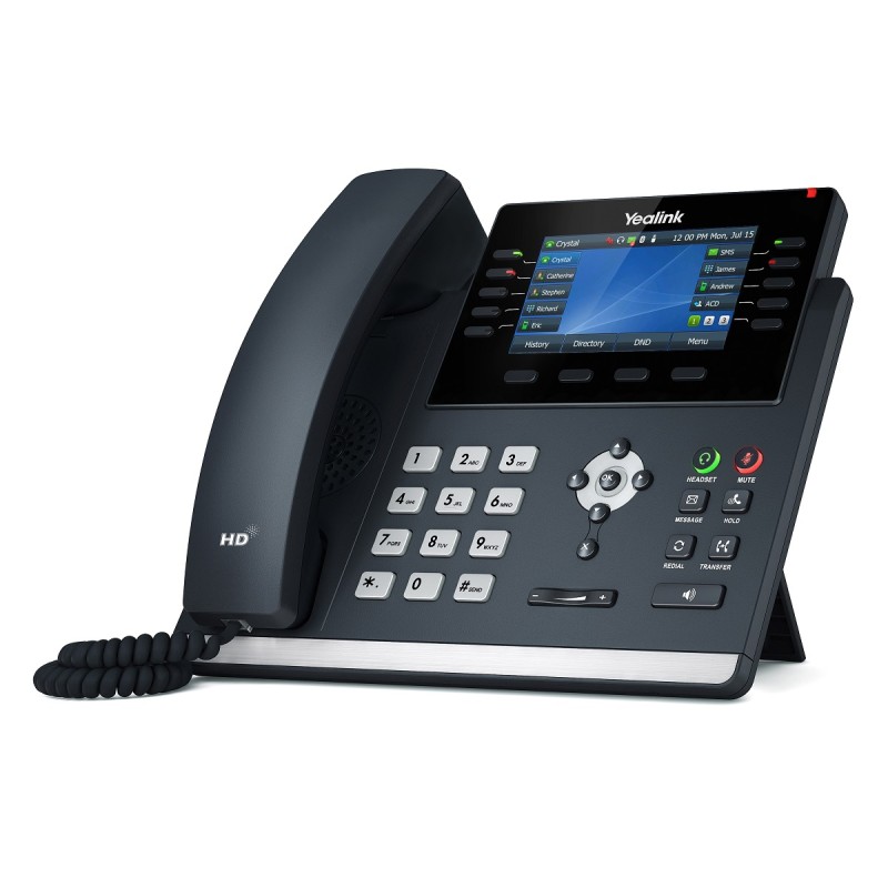 Yealink IP Phone Desktop PoE - T46U - 4.3'' Gigabit, USB, Expansion, Color Screen — Buy in Cyprus with Fast Delivery