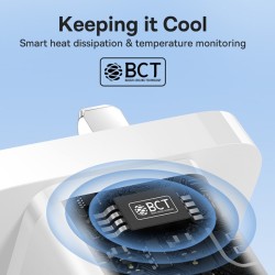 Baseus Charger Wall - GaN5 - 30W USB-C UK MINI White — Buy in Cyprus with Fast Delivery