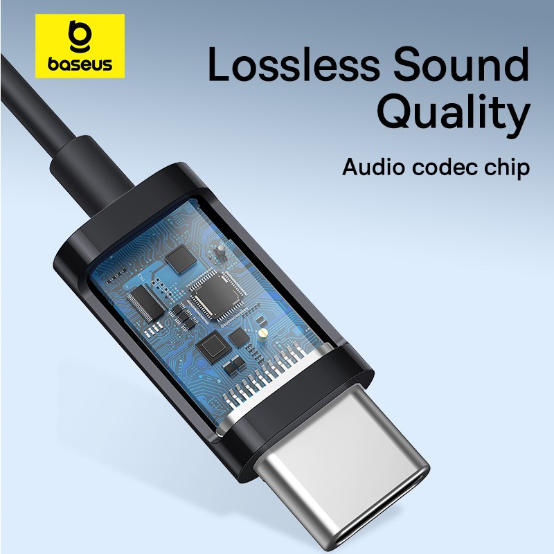 Baseus Earphones - CZ17 - Wired Type C Black — Buy in Cyprus with Fast Delivery