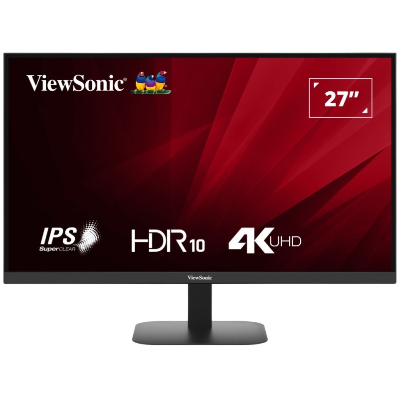 Viewsonic Monitor - VA2708-4K-HD - 27'' 4K UHD IPS HDR10 with Dual HDMI & DisplayPort — Buy in Cyprus with Fast Delivery