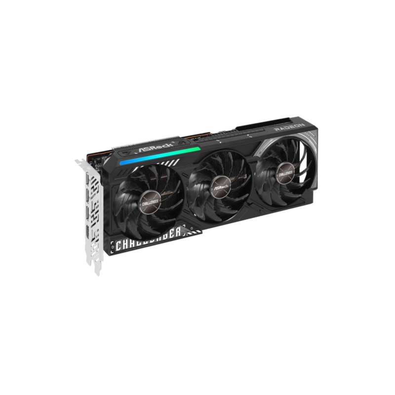ASRock Radeon RX 9070 Challenger - 16GB - Boost 2520 MHz, Triple-Fan, Metal Backplate — Buy in Cyprus with Fast Delivery