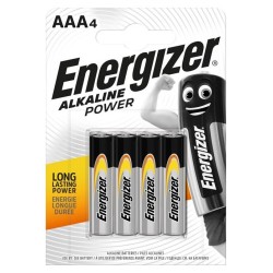 Energizer Alkaline Power AAA Batteries - 4pcs — Buy in Cyprus with Fast Delivery