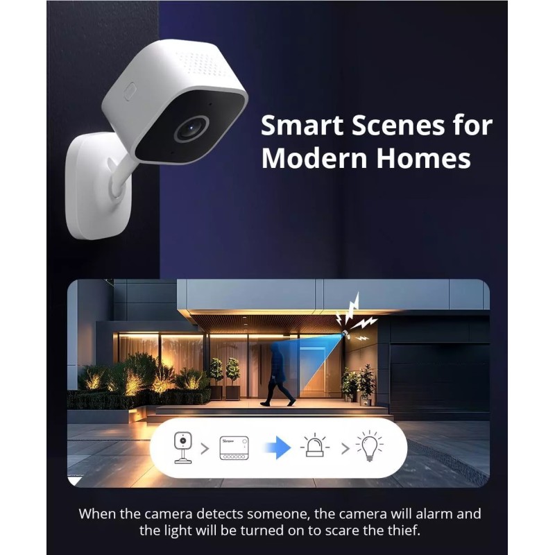 Sonoff Smart WiFi IP Security Camera - CAM-S2 — Buy in Cyprus with Fast Delivery