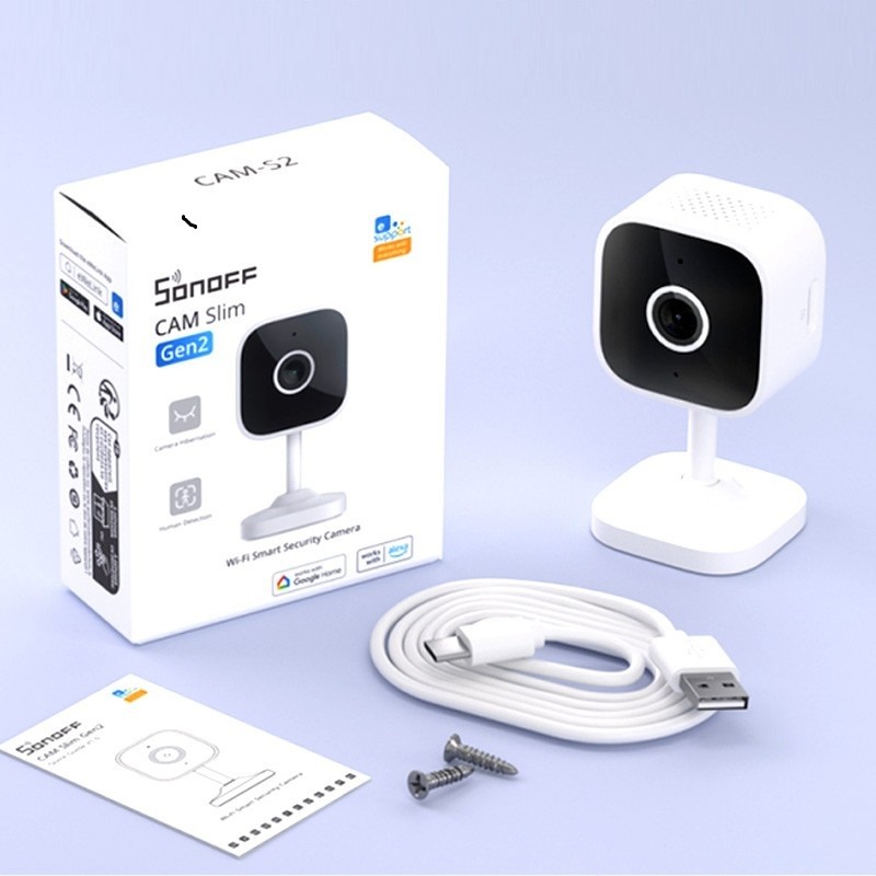 Sonoff Smart WiFi IP Security Camera - CAM-S2 — Buy in Cyprus with Fast Delivery