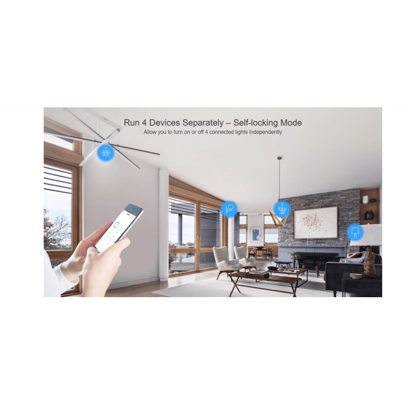 Sonoff WiFi Smart Switch - 4CH Pro R3 - WiFi Smart Switch — Buy in Cyprus with Fast Delivery