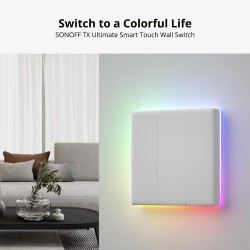 Sonoff Smart Wall Touch Switch - T54C-WiFi - 4-Button White — Buy in Cyprus with Fast Delivery