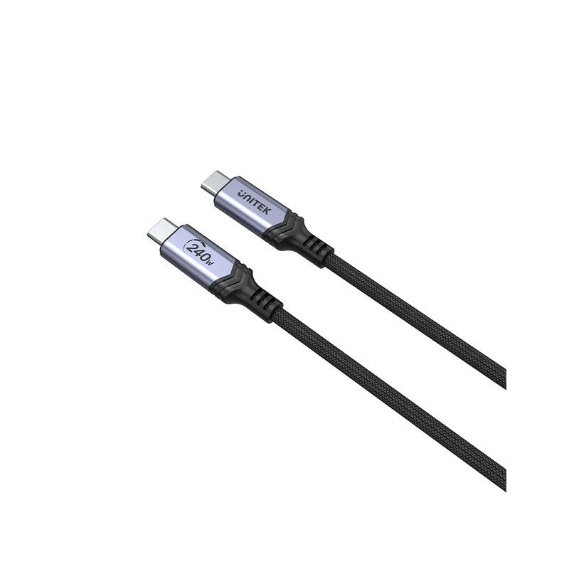 Unitek MC USB-C Cable - C14110GY-2M - PD240W USB3.1 E-Marker 2.0m — Buy in Cyprus with Fast Delivery