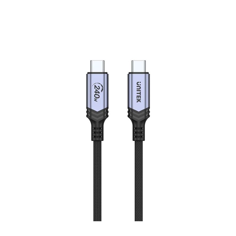 Unitek MC USB-C Cable - C14110GY-2M - PD240W USB3.1 E-Marker 2.0m — Buy in Cyprus with Fast Delivery
