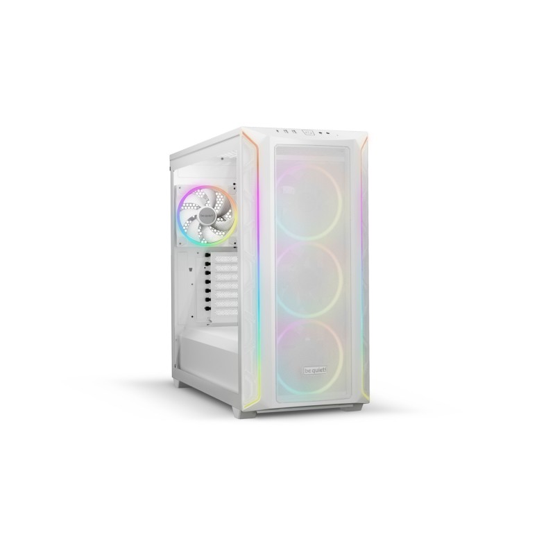 be quiet! Shadow Base 800 FX - White Mid Tower Case, Tempered Glass, RGB Fans, E-ATX/ATX Compatible