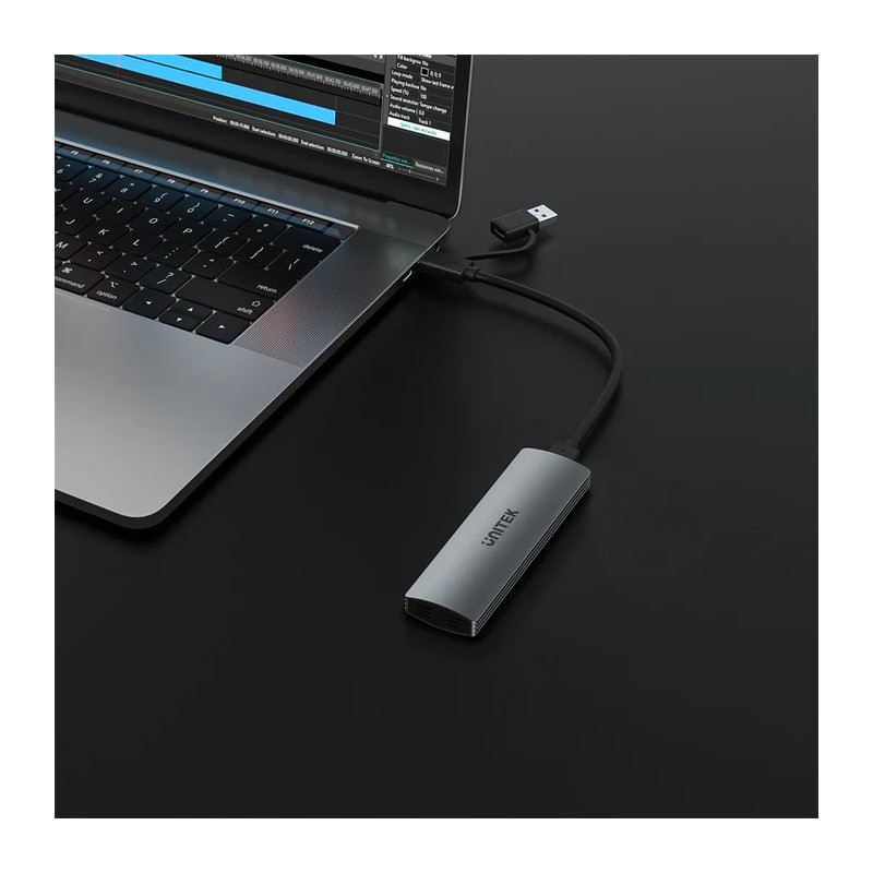Unitek uDrive - S1230A - M2 NVMe SATA SSD Enclosure USB-C 3.1 Gen2 — Buy in Cyprus with Fast Delivery