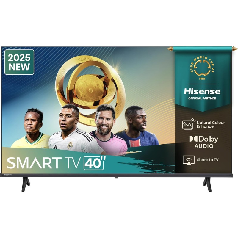 Hisense 40'' Full HD Smart LED TV - 40A4Q - 40'' Full HD Smart LED TV — Buy in Cyprus with Fast Delivery