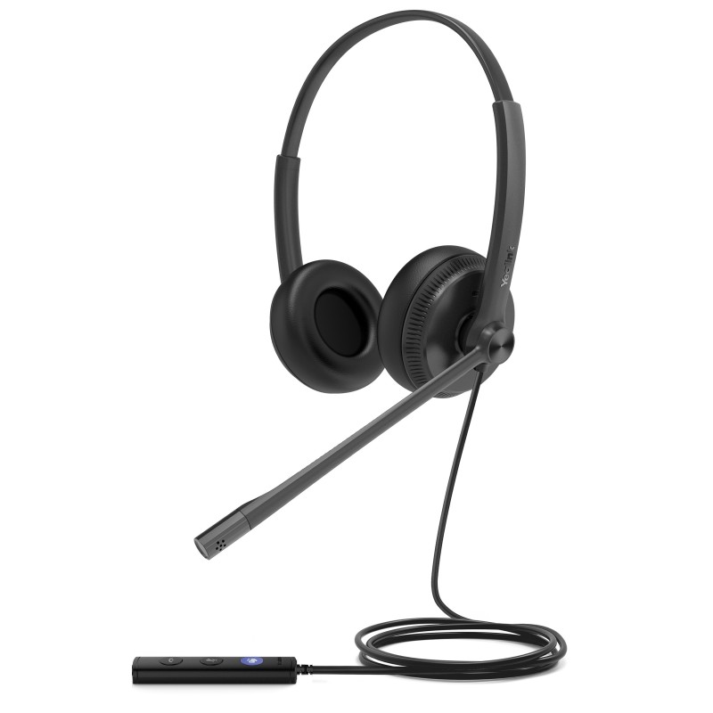 Yealink Headset - UH34 - Wired USB Noise Cancelling USB-A Dual Teams — Buy in Cyprus with Fast Delivery