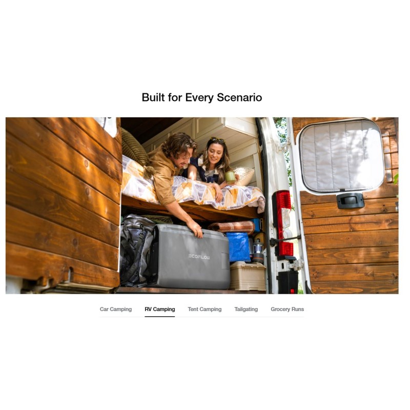 EcoFlow (UK) Portable Solar Fridge (not including battery) - GLACIER 35L - Portable Solar Fridge (not including battery)