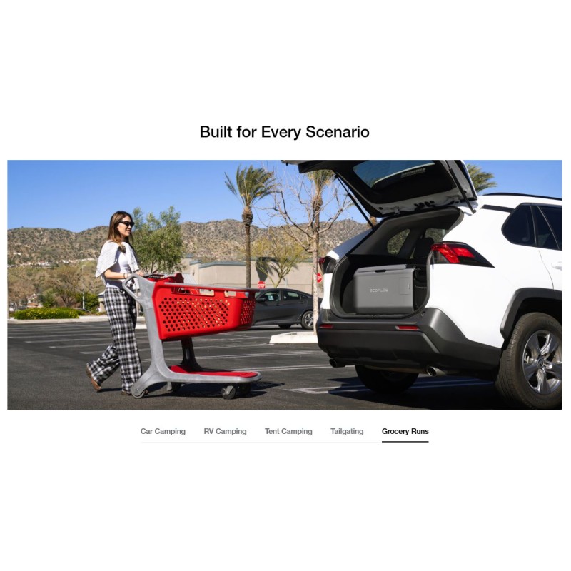 EcoFlow (UK) Portable Solar Fridge (not including battery) - GLACIER 35L - Portable Solar Fridge (not including battery)