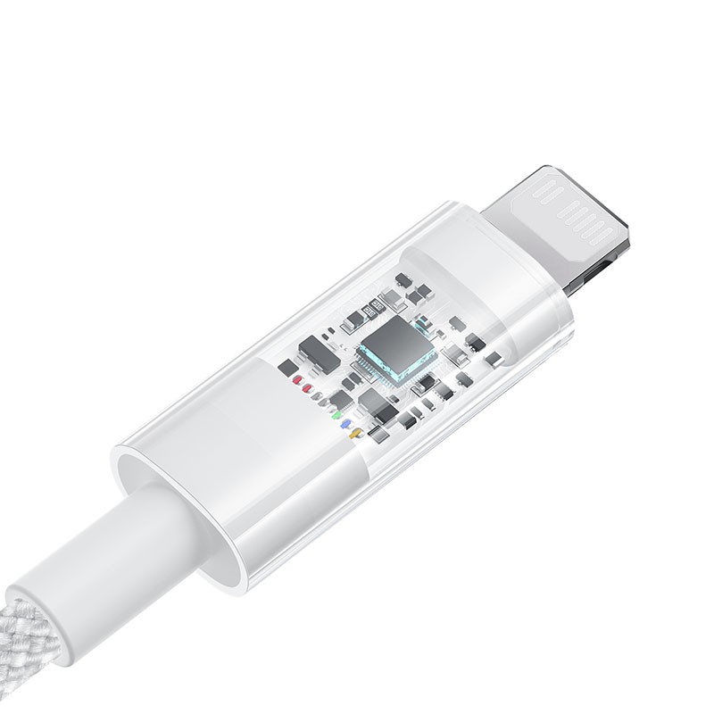 Baseus Cable Lightning to USB-C Gem Series - 1.0m - 20W - White — Buy in Cyprus with Fast Delivery