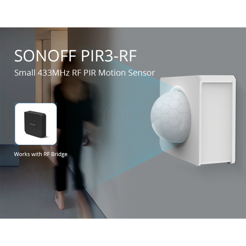Sonoff Motion Sensor - PIR3 - RF Motion Sensor — Buy in Cyprus with Fast Delivery