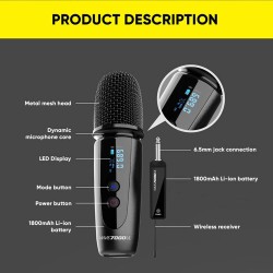 SonicGear Wireless Microphone - WMS 7000 UL - Wireless Microphone with receiver — Buy in Cyprus with Fast Delivery