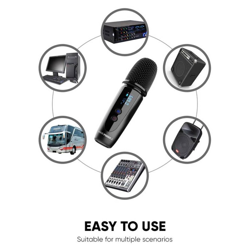 SonicGear Wireless Microphone - WMS 7000 UL - Wireless Microphone with receiver — Buy in Cyprus with Fast Delivery