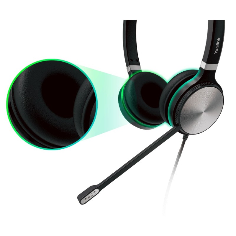 Yealink Headset Ear Cushion - Leather for WH62 WH66 UH36 — Buy in Cyprus with Fast Delivery