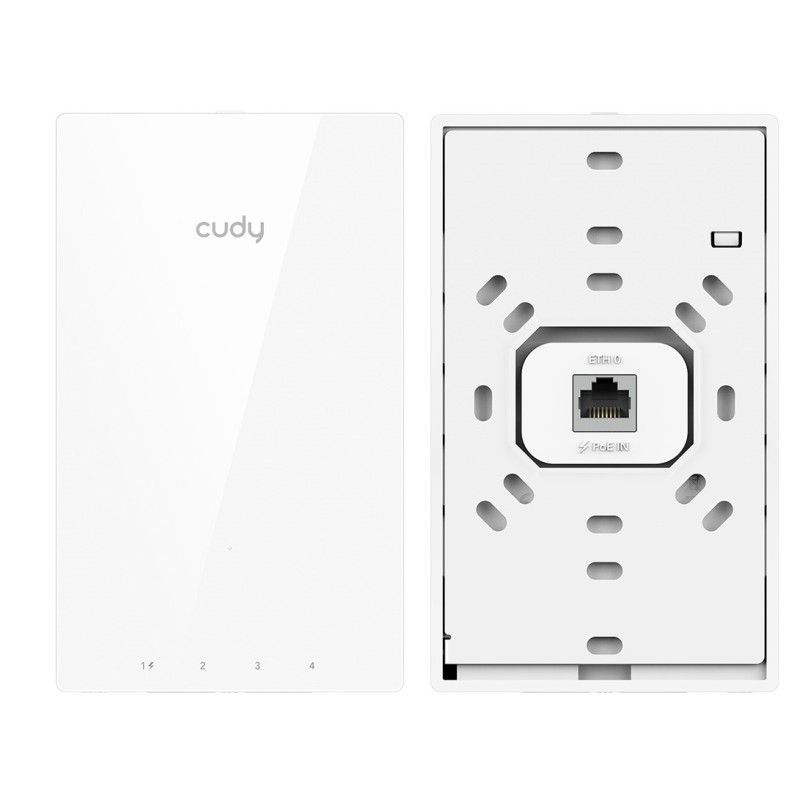 Cudy Access Point Wall-Plate - AX3000 - Dual Band Wi-Fi 6 AP3000 — Buy in Cyprus with Fast Delivery