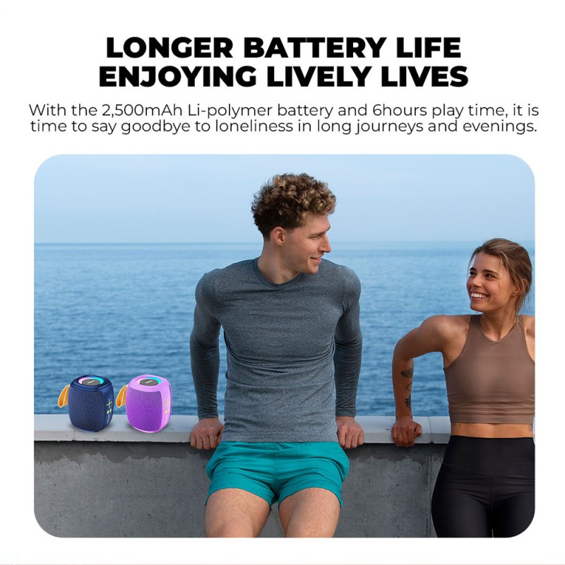 SonicGear Portable Speaker - SONICGO! 5 - TWS BT USB FM RGB Atlantic Blue — Buy in Cyprus with Fast Delivery