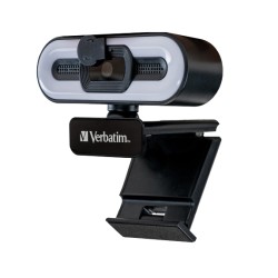 Verbatim Webcam - AWC-02 - Full HD Autofocus with Microphone & Light — Buy in Cyprus with Fast Delivery
