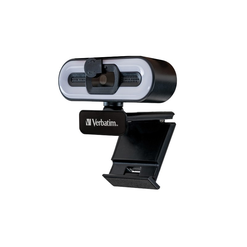 Verbatim Webcam - AWC-02 - Full HD Autofocus with Microphone & Light — Buy in Cyprus with Fast Delivery