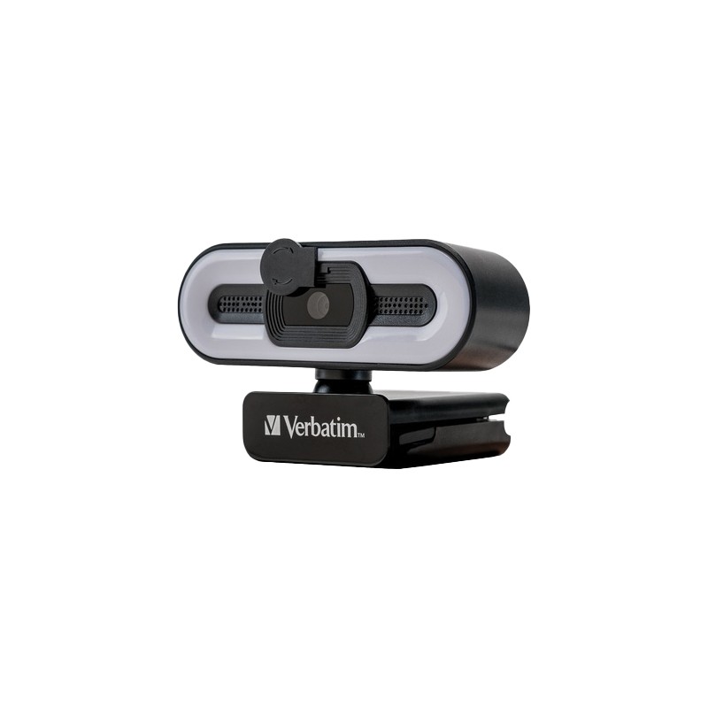 Verbatim Webcam - AWC-02 - Full HD Autofocus with Microphone & Light — Buy in Cyprus with Fast Delivery