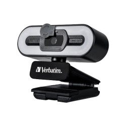 Verbatim Webcam - AWC-02 - Full HD Autofocus with Microphone & Light — Buy in Cyprus with Fast Delivery