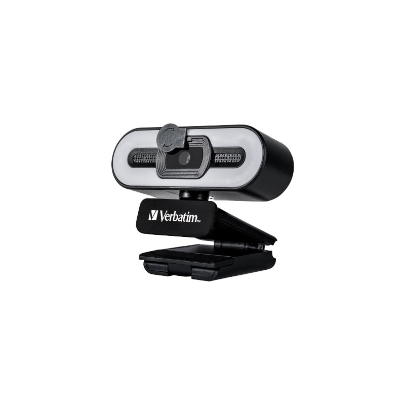 Verbatim Webcam - AWC-02 - Full HD Autofocus with Microphone & Light — Buy in Cyprus with Fast Delivery