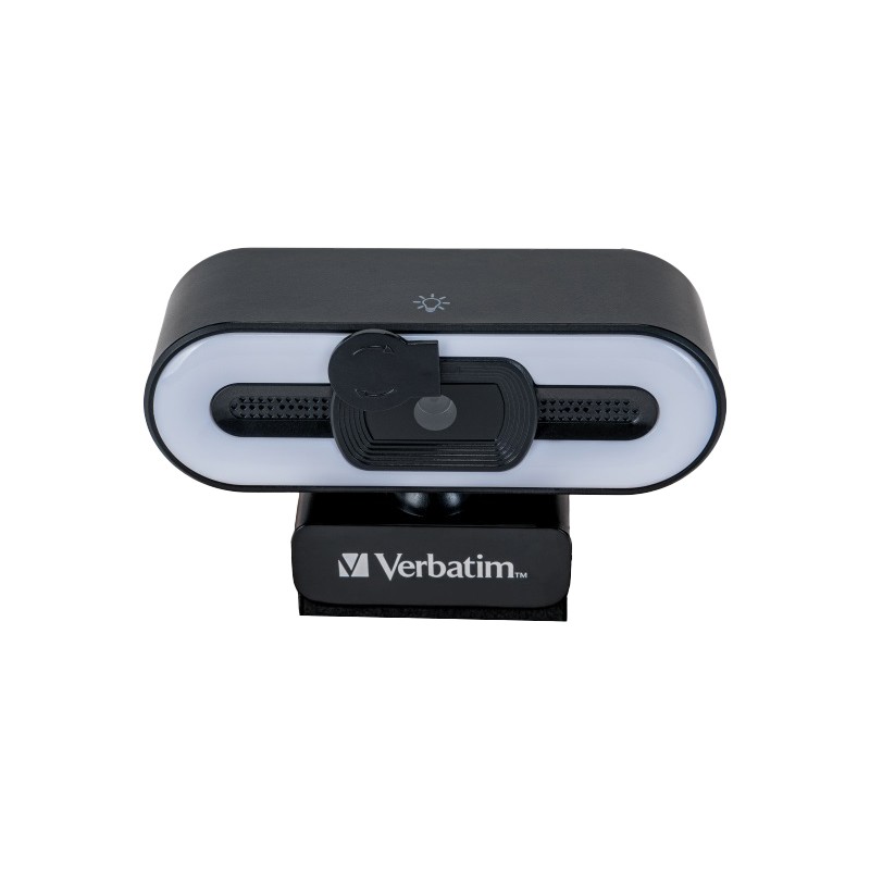 Verbatim Webcam - AWC-02 - Full HD Autofocus with Microphone & Light — Buy in Cyprus with Fast Delivery
