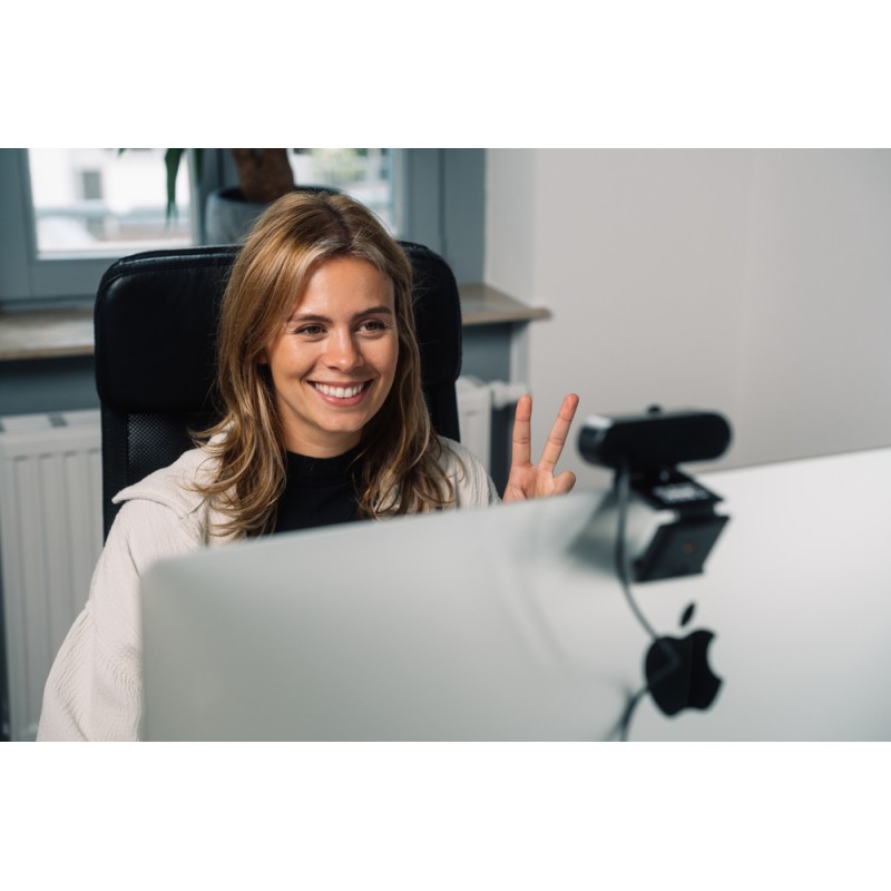 Verbatim Webcam - AWC-02 - Full HD Autofocus with Microphone & Light — Buy in Cyprus with Fast Delivery