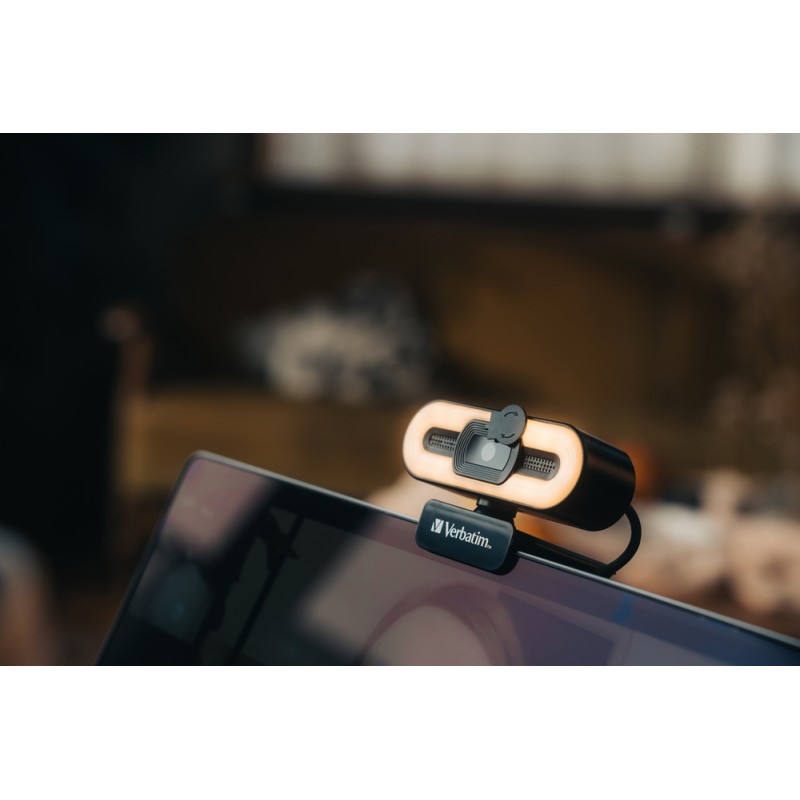 Verbatim Webcam - AWC-02 - Full HD Autofocus with Microphone & Light — Buy in Cyprus with Fast Delivery