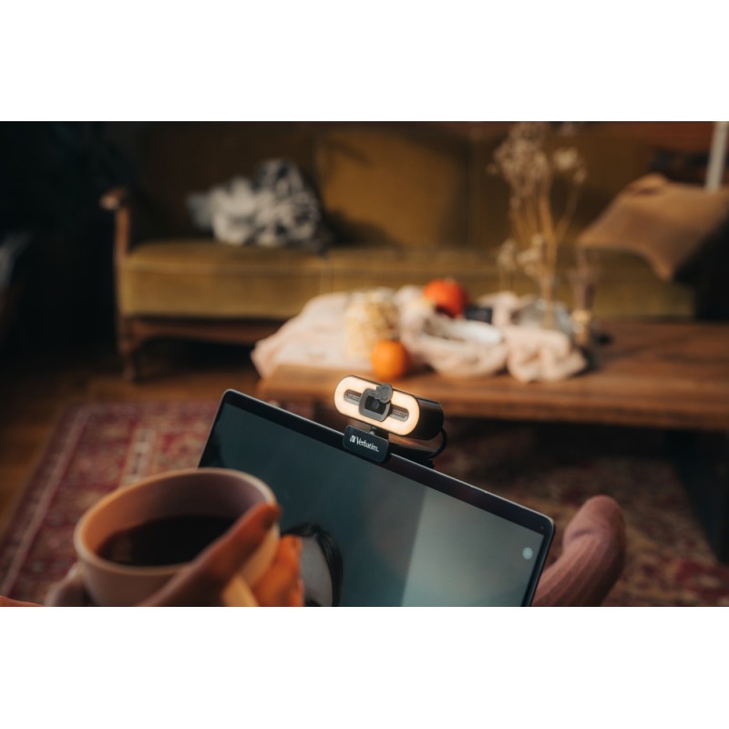 Verbatim Webcam - AWC-02 - Full HD Autofocus with Microphone & Light — Buy in Cyprus with Fast Delivery