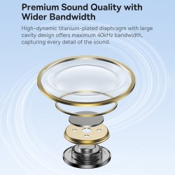 Baseus Headphones - HZ20 - In Ear Wired 3.5mm HiRes White — Buy in Cyprus with Fast Delivery