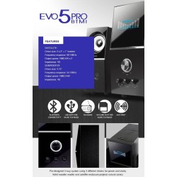 SonicGear EVO5 Pro - BTMI 2.1 - BT Speakers 72W — Buy in Cyprus with Fast Delivery