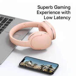 Baseus Wireless Headphones Over Ear Encok - D02 Pro v2 - Pink — Buy in Cyprus with Fast Delivery