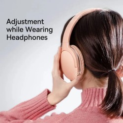 Baseus Wireless Headphones Over Ear Encok - D02 Pro v2 - Pink — Buy in Cyprus with Fast Delivery