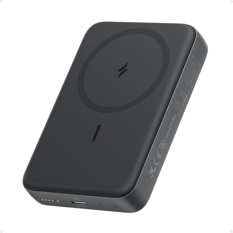 Anker Mobile Powerbank 10000 MagGo Zolo Wireless with 30W USB-C Black - 10000 mAh, Wireless, 30W USB-C