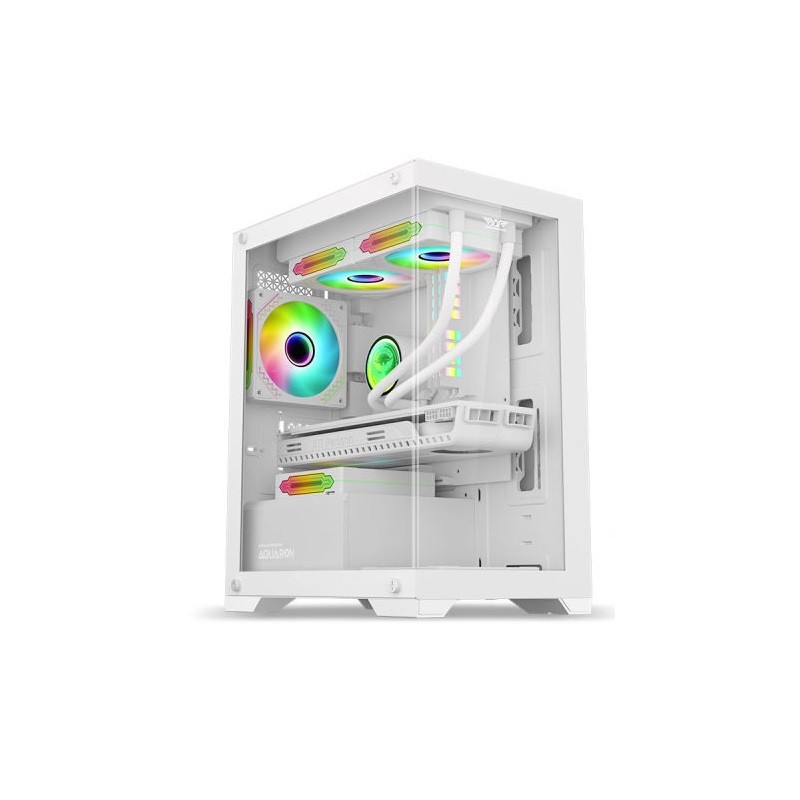 Armaggeddon Aquaron Micro ATX Gaming Case White - Micro ATX, White — Buy in Cyprus with Fast Delivery