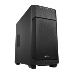 Sharkoon V1000 - Micro-ATX Mini-Tower PC Case - Mesh Front, 400mm GPU Support, 155mm CPU Cooler Clearance