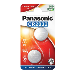 Panasonic Lithium Battery - CR2032 - Blister (2pc) — Buy in Cyprus with Fast Delivery
