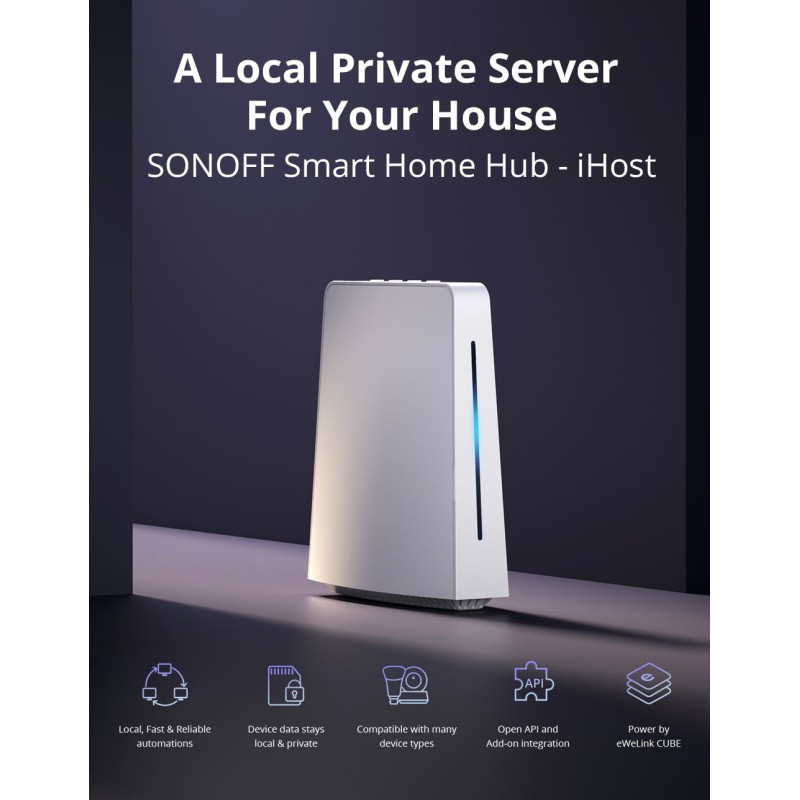 Sonoff Smart Home Hub iHost - AIBridge-26 - RV1126 4GB — Buy in Cyprus with Fast Delivery