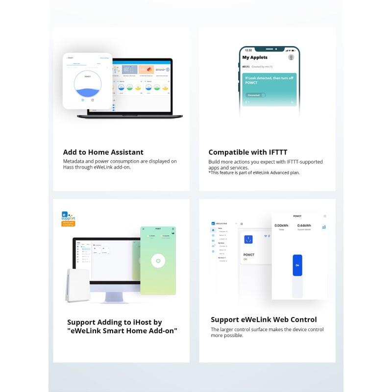 Sonoff WiFi Smart Switch - POWCT - with 100A Power Metering DC — Buy in Cyprus with Fast Delivery