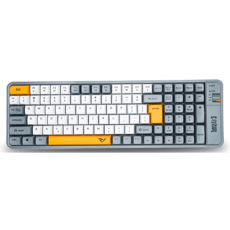Alcatroz Tetriz Wireless Keyboard - Air 3 - Wireless Keyboard 2.4G+BT Summer White — Buy in Cyprus with Fast Delivery