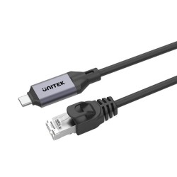 Unitek Converter USB-C to Gigabit Ethernet Cable - C18148AGY-2M - USB-C to Gigabit Ethernet Cable 2.0m