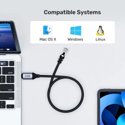 Unitek Converter USB-C to Gigabit Ethernet Cable - C18148AGY-2M - USB-C to Gigabit Ethernet Cable 2.0m