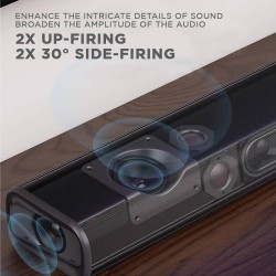 SonicGear Soundbar - STUDIOBAR 3000 - Dolby Atmos 700W 5.1.2 Soundbar Incl 2xUHF Wireless Microphones 3xHDMI,BT,USB