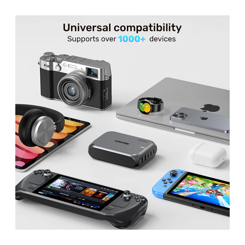 Unitek Charge Desktop 188W 5-Port PD3.1 GaN Station - P1234A - 140W (UK) — Buy in Cyprus with Fast Delivery